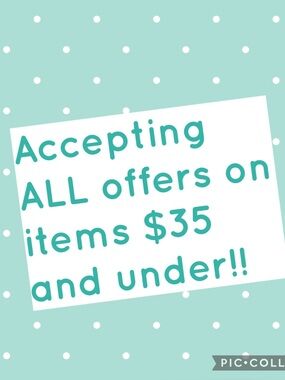 And 50% off of $35 and over!!
